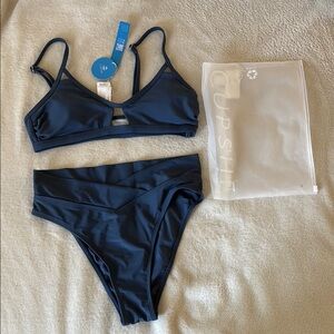 Cupshe Women's Navy Bikini Set
